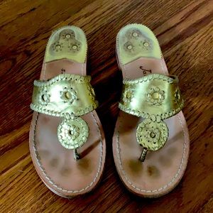 Gold Jack Rogers - Size 8